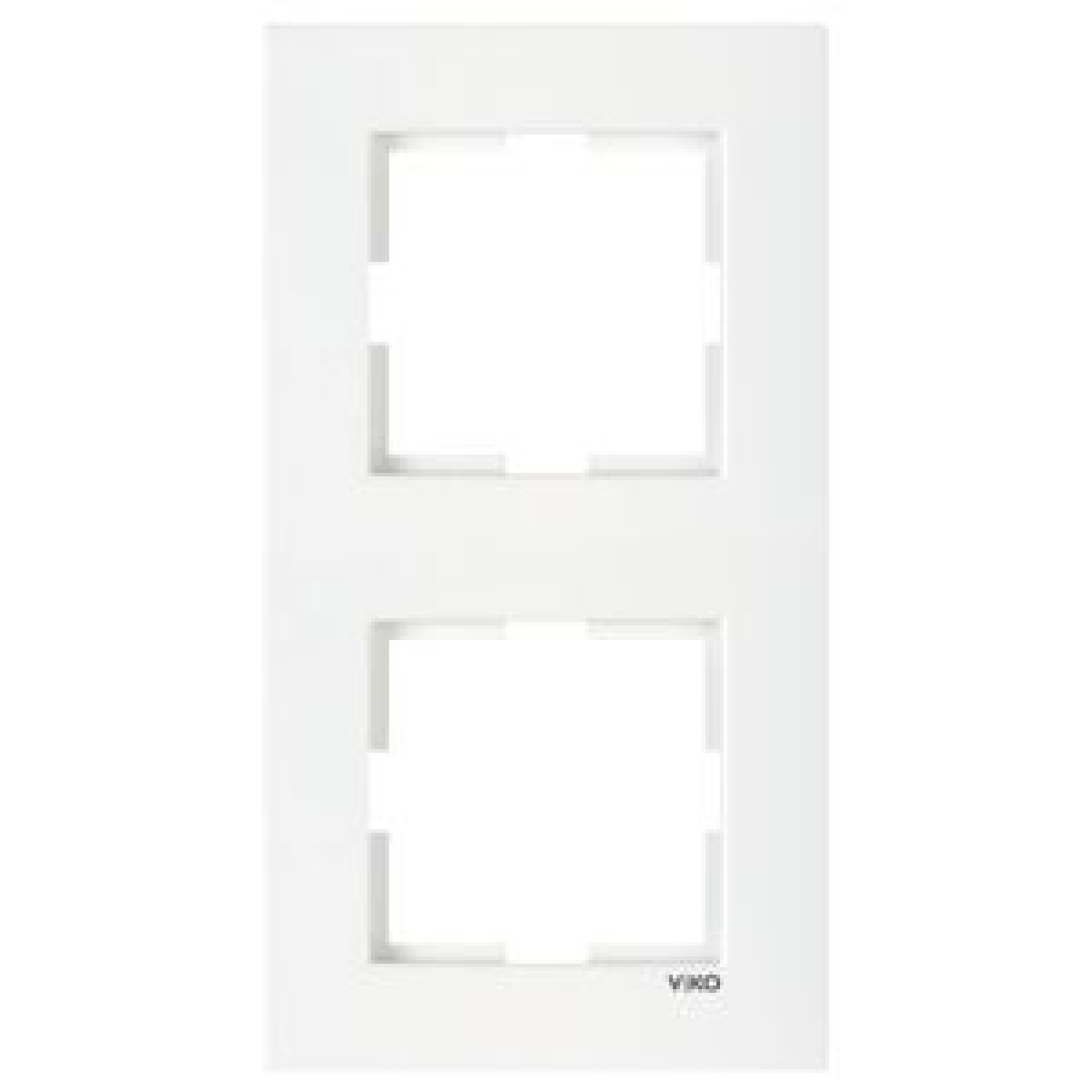 Рамка 2-а горизонтальна біла Karre Vi-KO