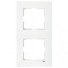 Рамка 2-а горизонтальна біла Karre Vi-KO