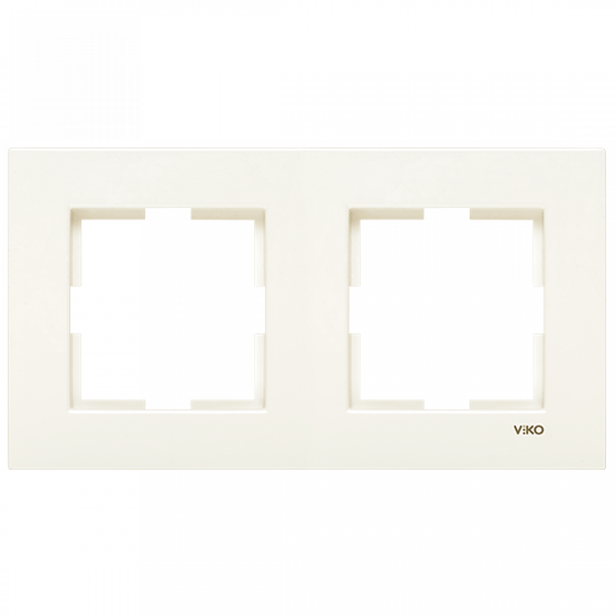 Рамка 2-а горизонтальна кремова Karre Vi-KO