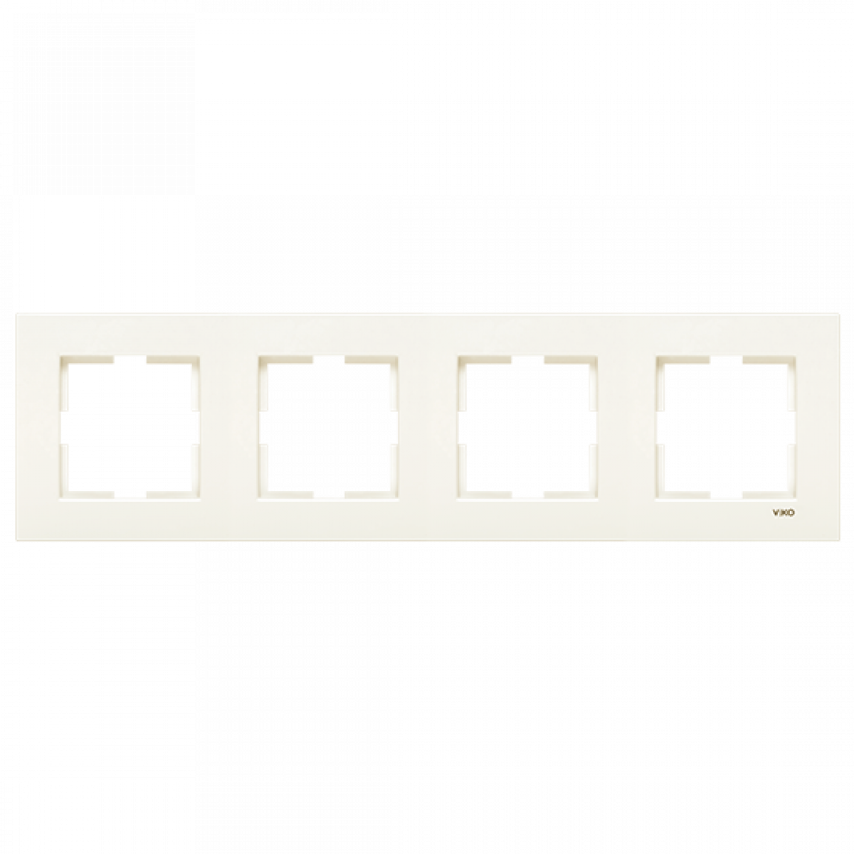 Рамка 4-а горизонтальна кремова Karre Vi-KO