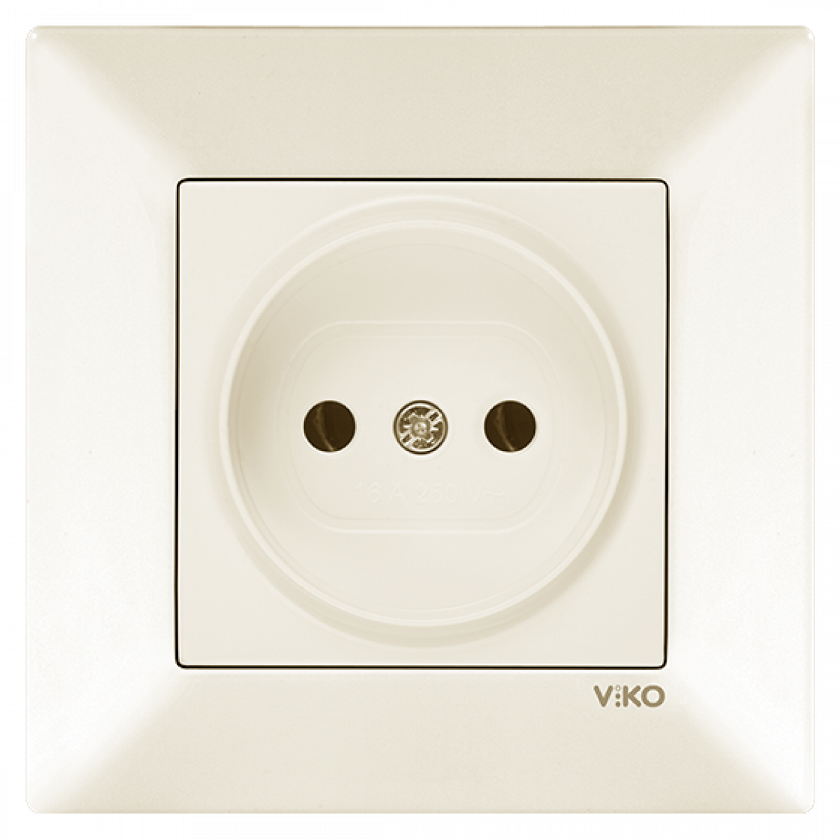 Розетка кремова Meridian Vi-KO