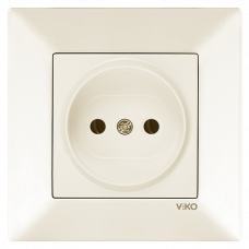 Розетка кремова Meridian Vi-KO