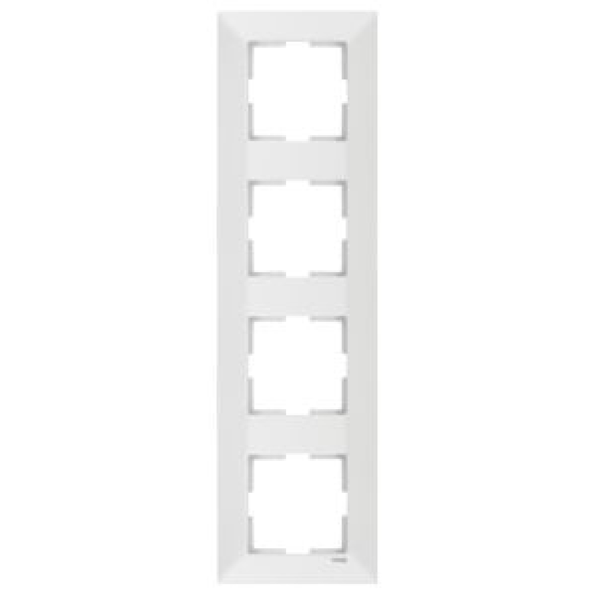 Рамка 4-а горизонтальна біла Meridian Vi-KO