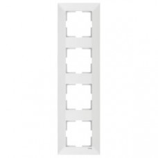 Рамка 4-а горизонтальна біла Meridian Vi-KO