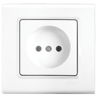 Розетка одинарная Linnera Белая