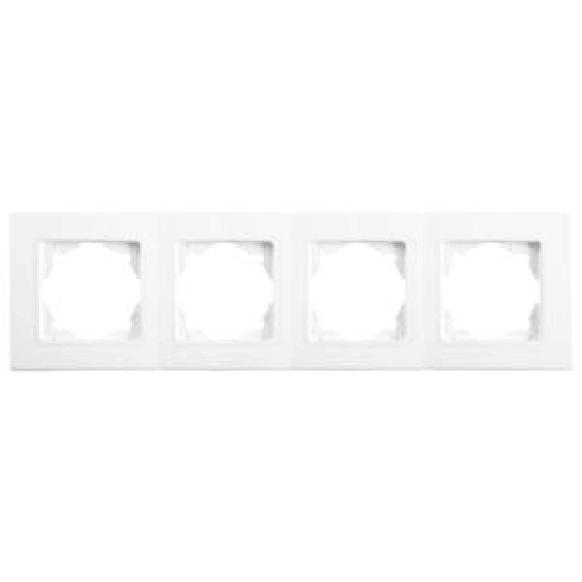 Рамка 4-а горизонтальна Linnera Біла