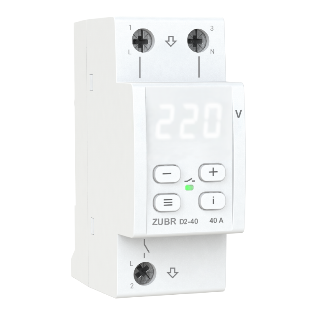 Реле напряжения D2-40 ZUBR