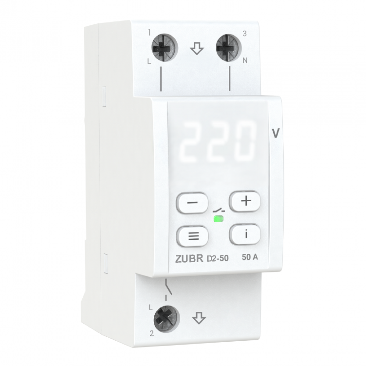 Реле напряжения D2-50 ZUBR